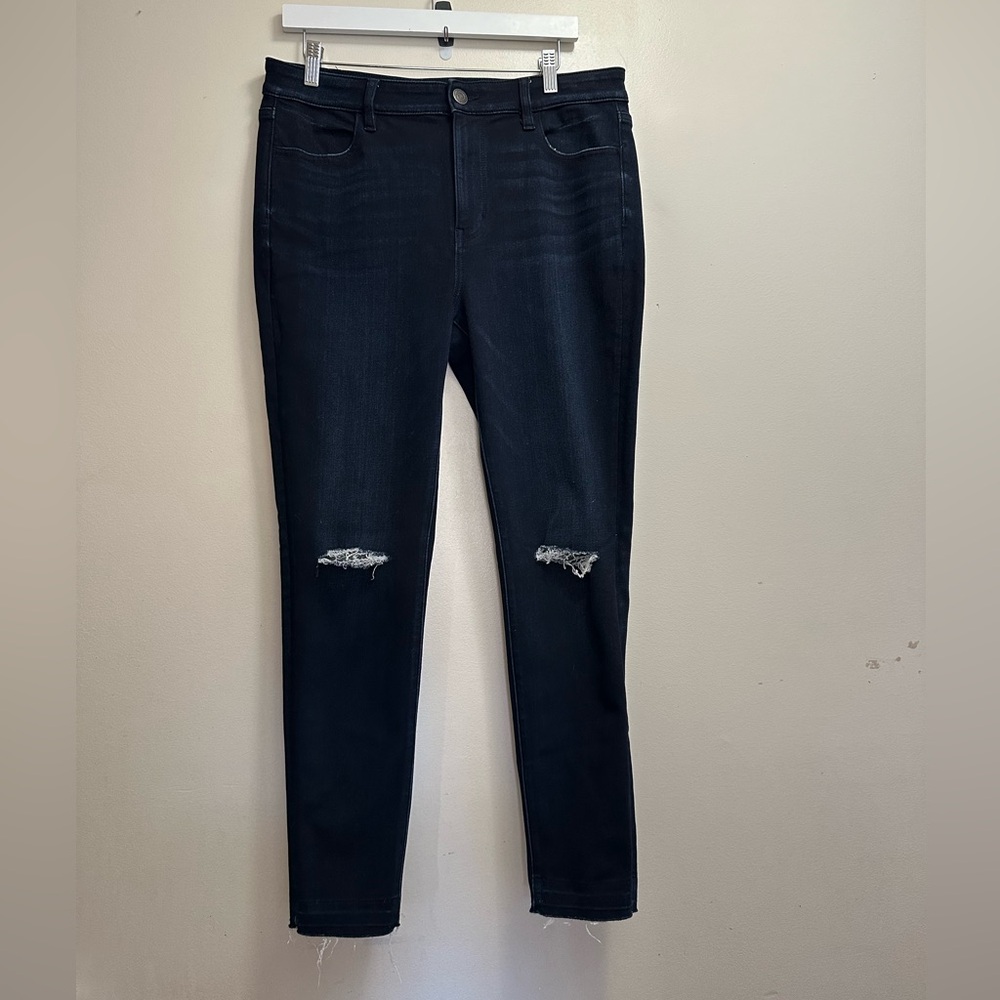 American Eagle Outfitters 360 Super Stretch High Rise Jeggings Blue Womens SZ 14